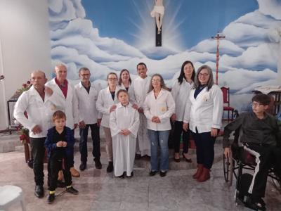 Nova Laranjeiras - Comunidade GuaraÃ­ celebra Nossa Senhora Aparecida (12/10)